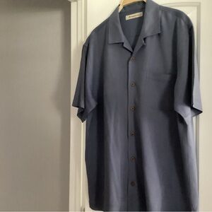 Tommy Bahama Blue Grey Short Sleeve Shirt